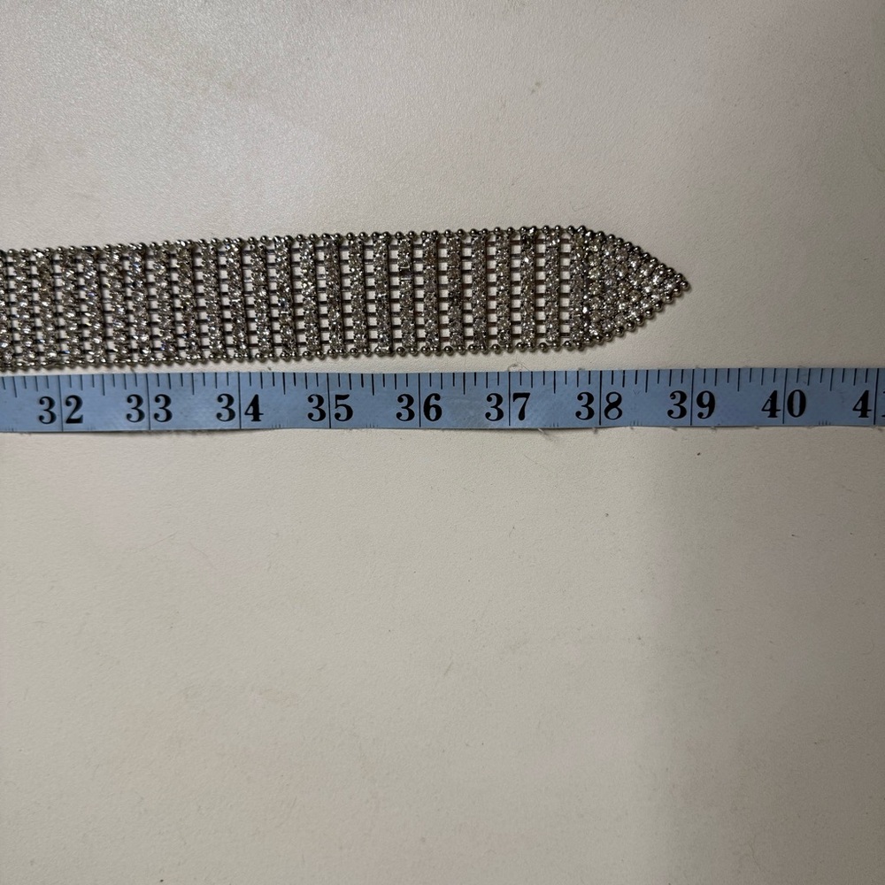 Silver Rhinestone Belt - Picture 3 of 3